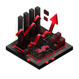 Illustration of a trader evolving their skills over time, with various trading tools symbolically represented by boostyourcharts to emphasize the growth and development of trading expertise.